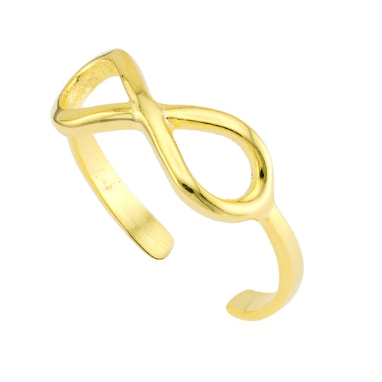 30 Gold Plated over Sterling silver Toe Rings w/ display | So Silver