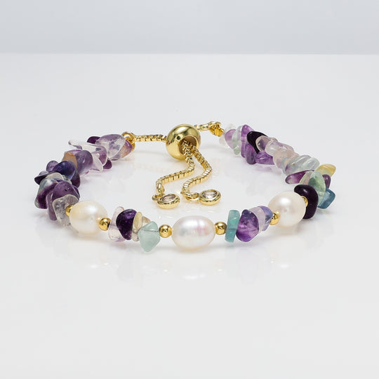 Natural Gem Stone Bracelets 30 Assorted Pieces | So Silver