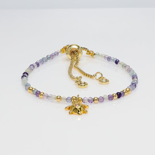 Fluorite Turtle Bracelet